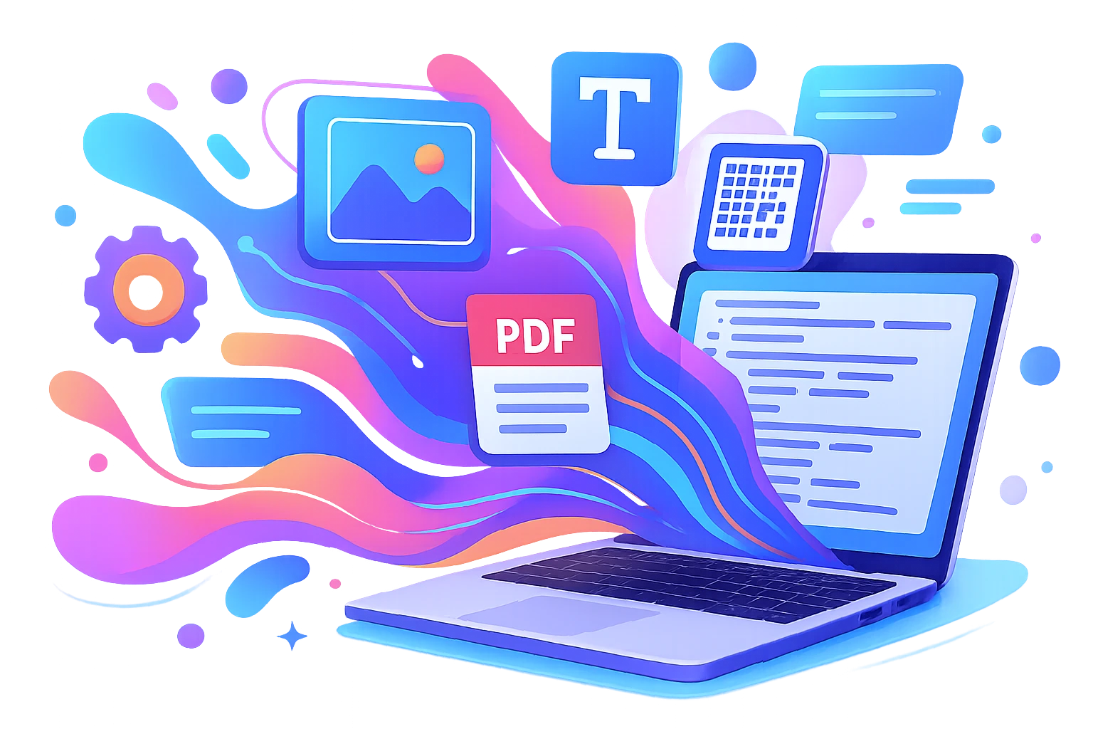 Vector tools illustration